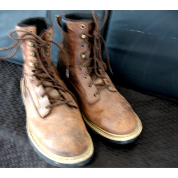 Noble Outfitters Men’s Rivet Round Toe Leather Upper, Work Boot Sizes 9W - Picture 9 of 9